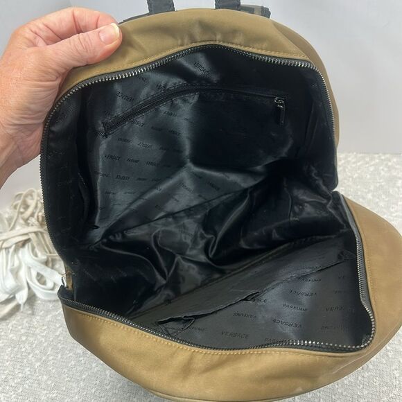 VERSACE Backpack Back Pack Gold Black - Picture 5 of 12
